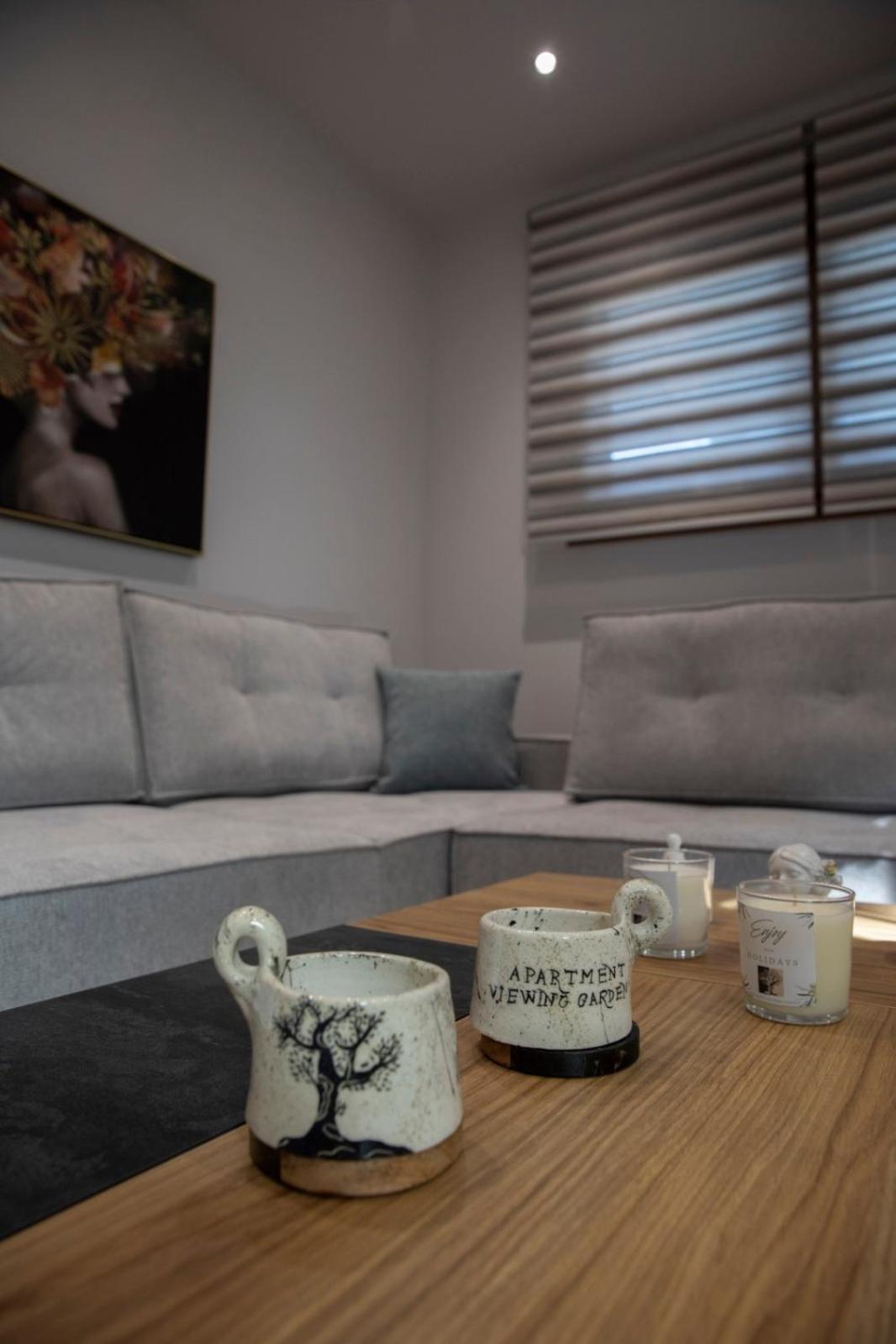 Apartment Viewing Garden Volos Bagian luar foto